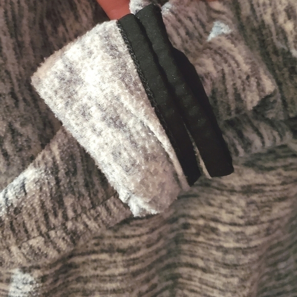 PINK VICTORIA'S SECRET CROP HALF ZIP PULLOVER SWEATSHIRT GRAY WOMENS XSMALL - Picture 8 of 8